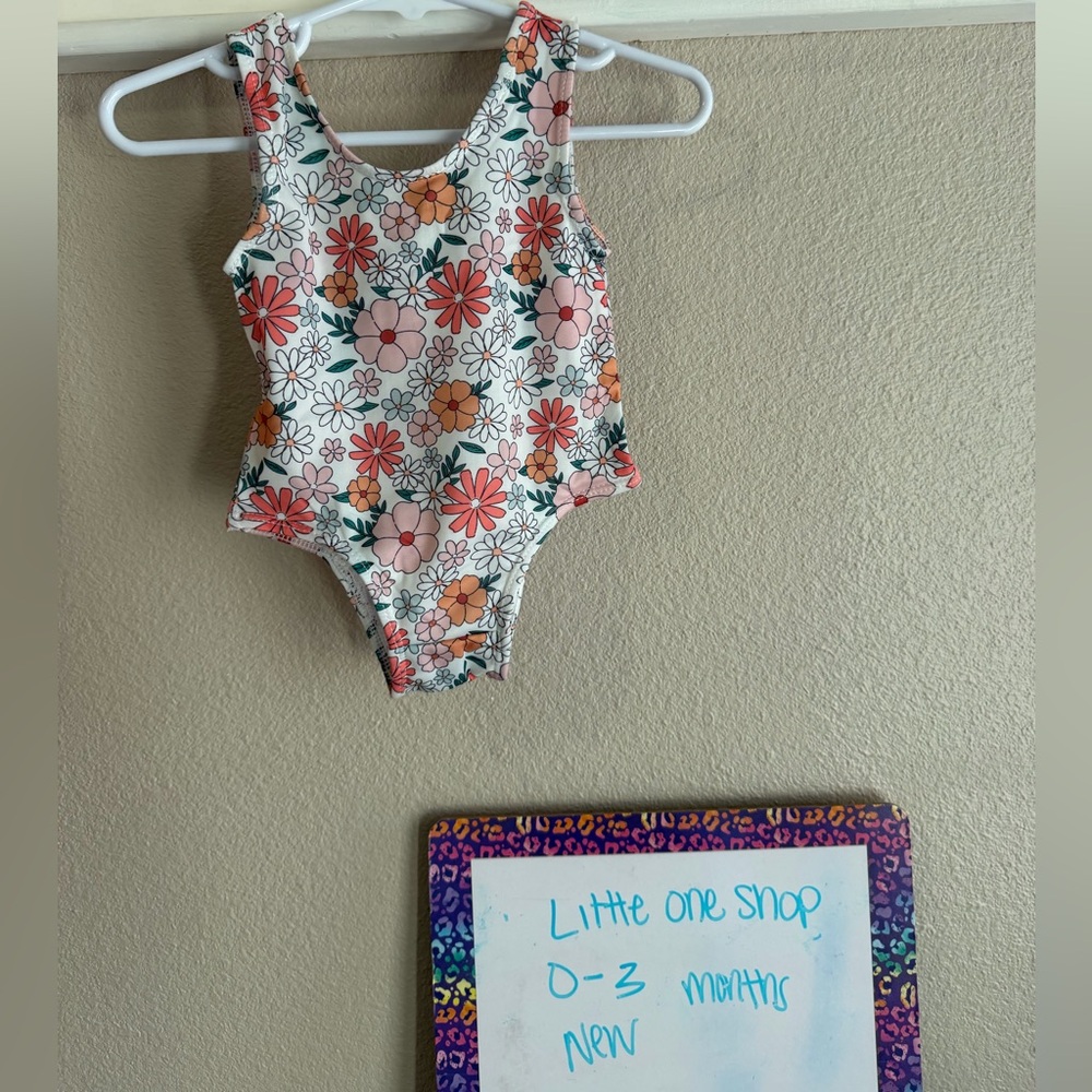 Floral Kids Swim One Piece
